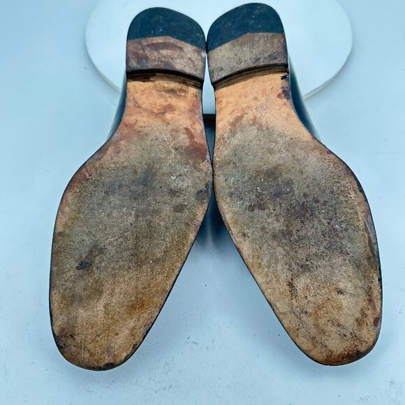 Salvatore Ferragamo Men Size 8.5D Black Leather Horsebit Loafer Dress Shoes - Picture 8 of 11